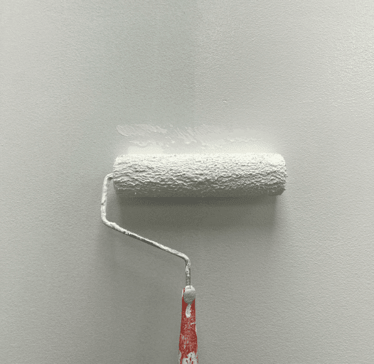 Pintura interior con rodillo para acabado liso